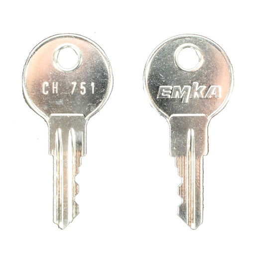 CH751 Key 1108-1-1V-CH751 EMKA CH751 Key Silver