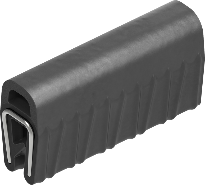 EMKA 1011-24-01 Sealing profile, self-clamping, Foam rubber EPDM; clamping profile EPDM 65 ± 5 Shore A black