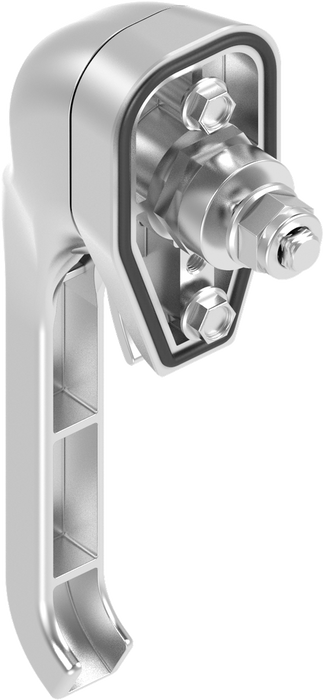 EMKA 1091-U142 -Heavy duty latch for padlock, Stainless steel AISI 316