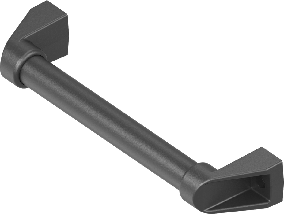 EMKA 1095-08 Steel tube Ø 30, Steel, plastic-coated black, 300 mm