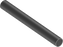 EMKA 1095-08 Steel tube Ø 30, Steel, plastic-coated black, 300 mm