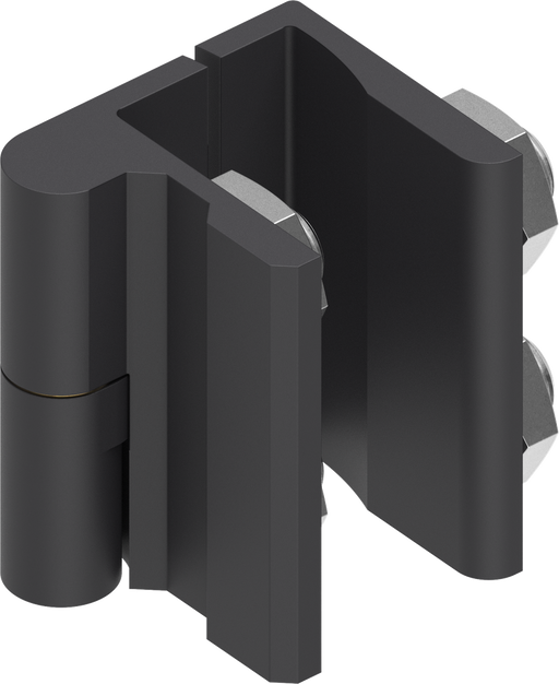 EMKA 1110-U109 180 Degree Hinge, left version, Zinc die black powder-coated