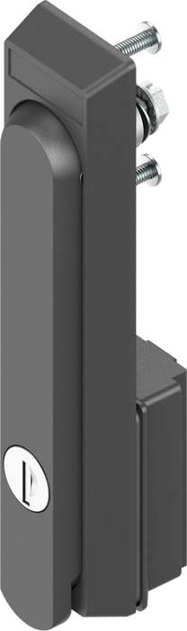 EMKA 1125-U202-A  Swinghandle with round cylinder, keyed EK 333