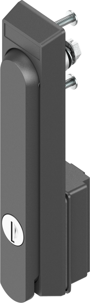EMKA 1125-U202-A  Swinghandle with round cylinder, keyed EK 333