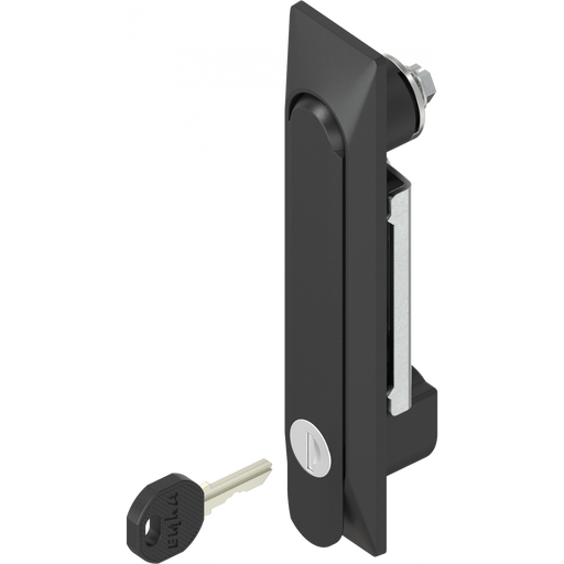 EMKA 1150-U34-03 Swinghandle, keyed different, Polyamide and zinc die black powder-coated