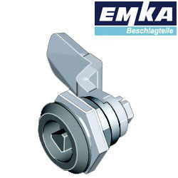 1000-U155-G-U186-N EMKA Black Polyamide Quarter Turn 8mm Triangular