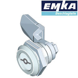 1000-U45-G-U6 EMKA Chrome Quarter Turn 5mm Double Bit