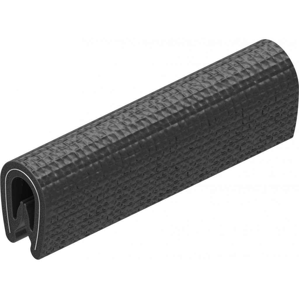 Emka Pvc Edge Protection 1010-03 EMKA PVC Black Edge Protection — Steel City Supply