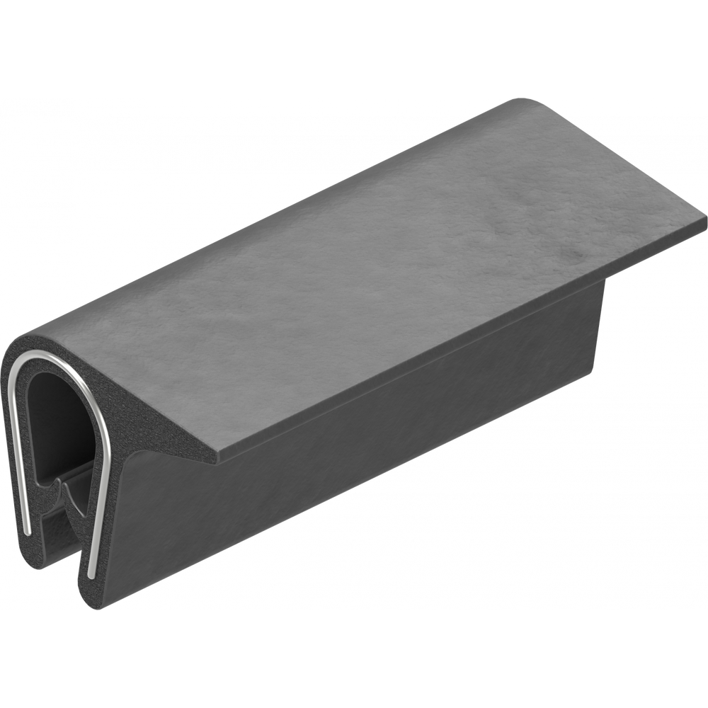 1010-09 EMKA Charcoal PVC Edge Protection