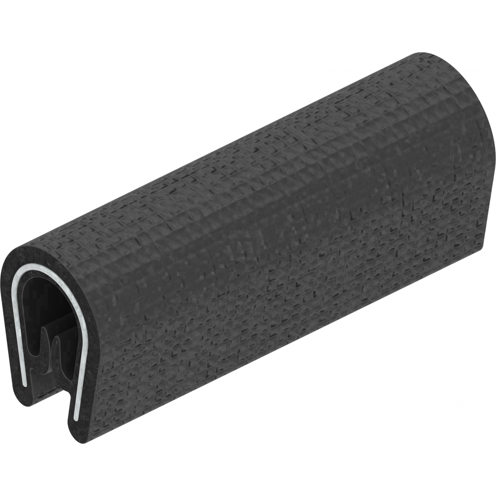 Emka Pvc Edge Protection 1010-10 EMKA PVC Black Edge Protection — Steel City Supply