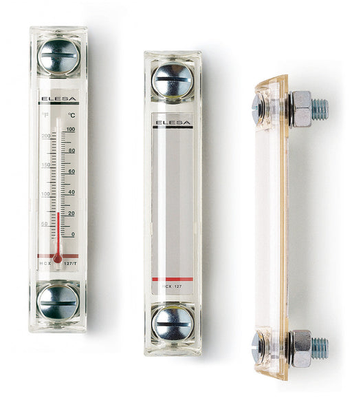HCX.127/T-M12 11356 Elesa Column Level Indicator with Thermometer M12 Screws