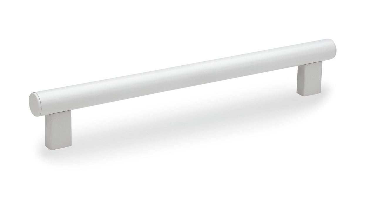 151511 M.1066 BM/30-300 CLEAN Elesa Clean Series Aluminum Tubular Handle with White Epoxy Coating Threaded M8