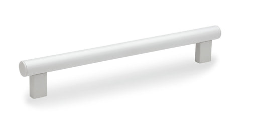 151513 M.1066 BM/30-350 CLEAN Elesa Clean Series Aluminum Tubular Handle with White Epoxy Coating Threaded M8