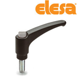 ERX.95-C2-p-M12x70-C1 234751-C2-C1 Elesa Adjustable Handle with Stud Threaded M12