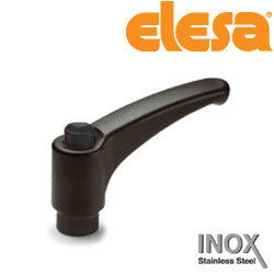 ERX.30-SST Threaded M5-C1 235071-C1 Elesa Adjustable Handle with Stainless Steel Boss Threaded M5