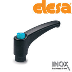 ERX.78-SST-3/8-16-C5  90235156-C5 Elesa Adjustable Handle with Stainless Steel Boss Threaded 3/8-16
