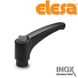 ERX.63-SST M6-C3 235131-C3 Elesa Adjustable Handle with Stainless Steel Boss Threaded M6