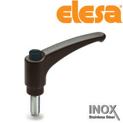 ERX.95 SST-p1/2-13x1 1/2 -C1 90235926-C1 Elesa Adjustable Handle with Stainless Steel Stud Threaded 1/2-13